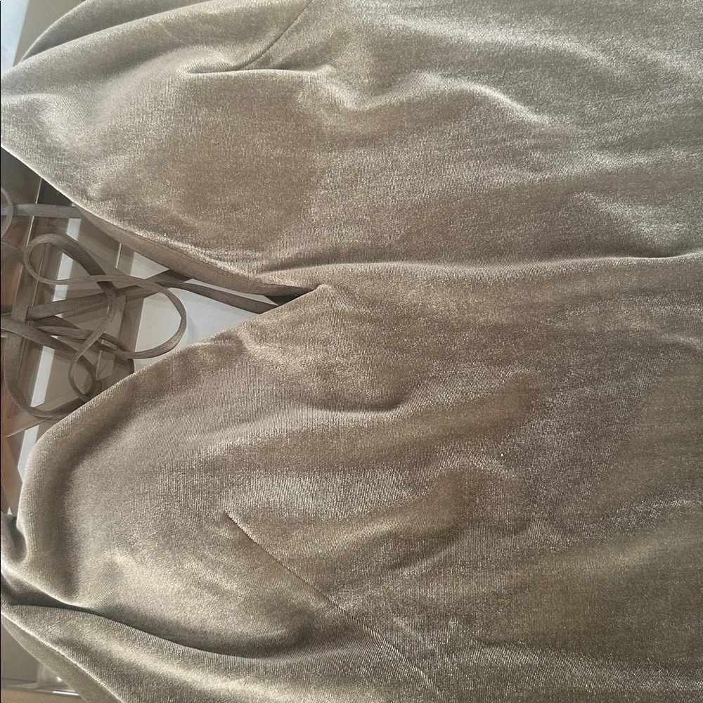 Jenny Yoo Sage Stretch Velvet Sabrina Dress Sz 16. - Picture 5 of 6